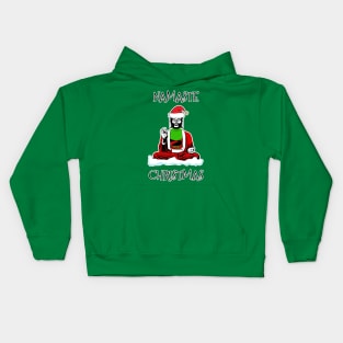 Namaste Christmas Kids Hoodie